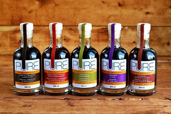 pure infused maple syrup