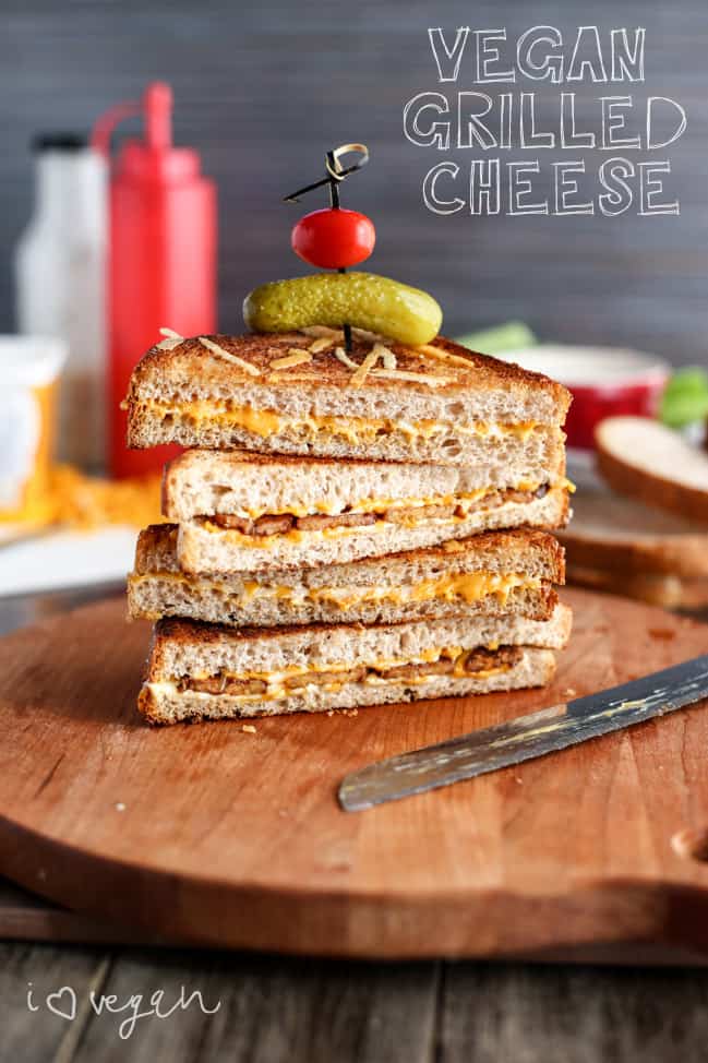 How to Make a Vegan Grilled Cheese - ilovevegan.com