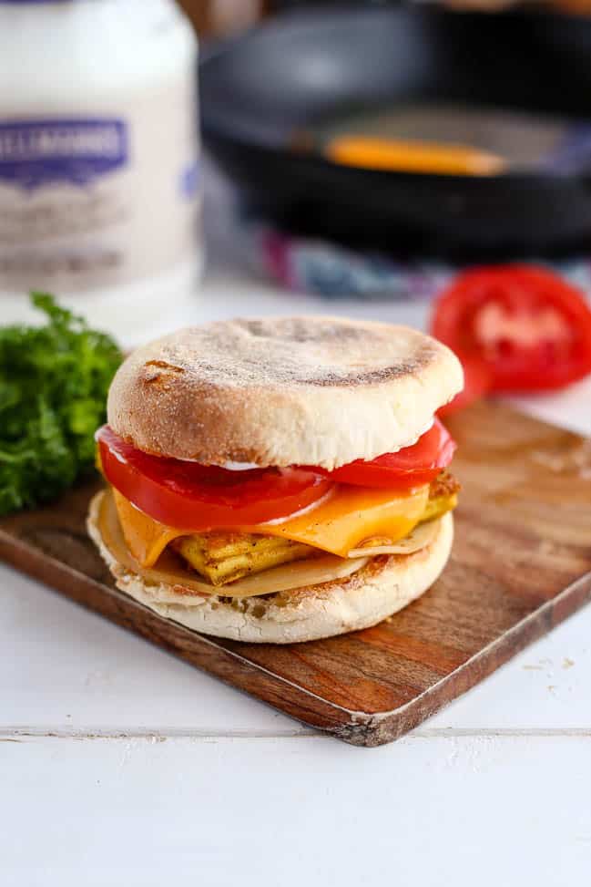 Vegan Drive-Thru Breakfast Sandwiches - ilovevegan.com