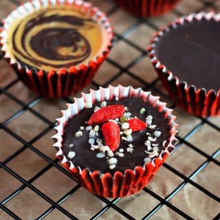 5 Ingredient Coconut Oil Chocolate Peanut Butter Cups {Ready in 30 minutes or less!}