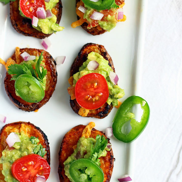 Spicy Nacho Potato Bites - ilovevegan.com