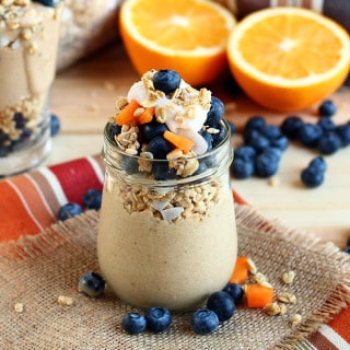 Banana Chai Smoothie Parfait - ilovevegan.com