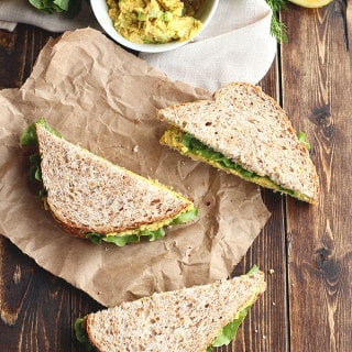 Chickpea "Egg" Salad Sandwiches - ilovevegan.com