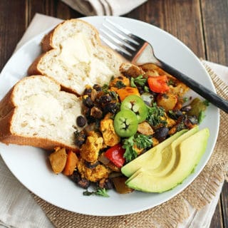 Tex-Mex Veggie Hash - ilovevegan.com