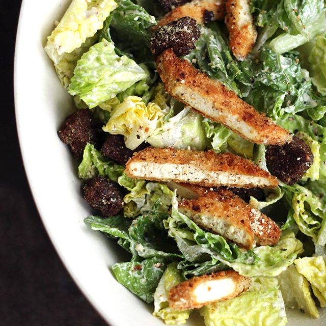 Vegan Caesar Salad - ilovevegan.com