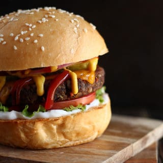 Vegan Mushroom & Black Bean Burgers - ilovevegan.com