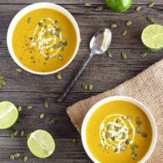 Easy Chickpea Curry Soup - ilovevegan.com