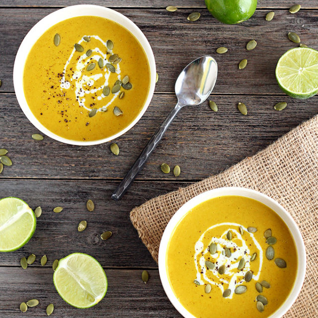 Easy Chickpea Curry Soup - ilovevegan.com