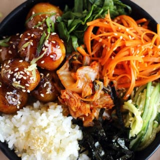 Korean Potato Bowl - ilovevegan9