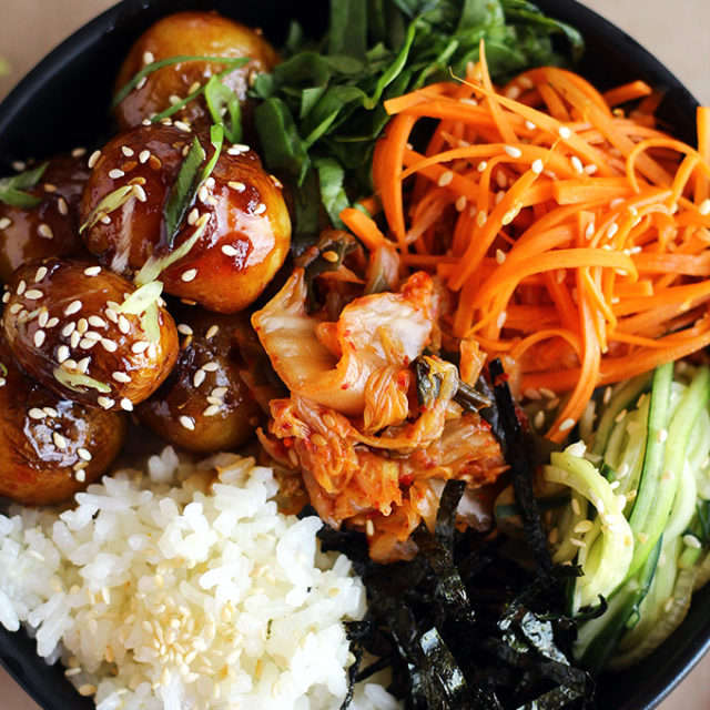 Korean Potato Bowl - ilovevegan9