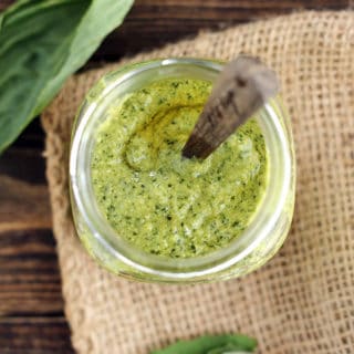 Vegan Basil Pesto - ilovevegan.com