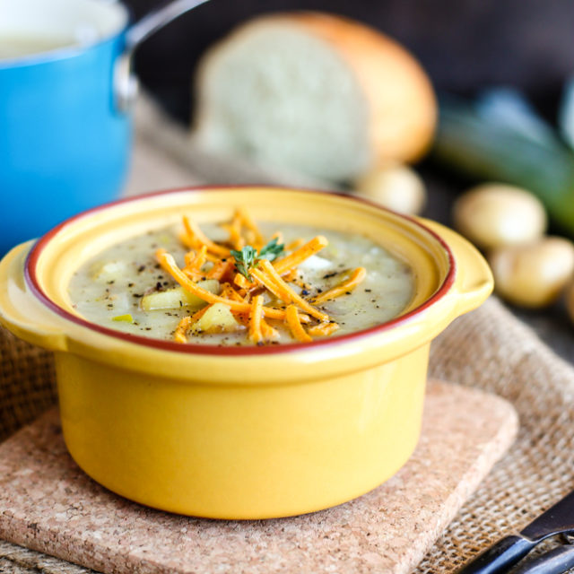 Vegan Potato & Leek Soup - ilovevegan.com