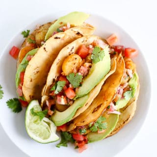 Vegan Potato Tacos (Tacos de Papa) - ilovevegan.com